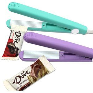 2 PACK Mini Bag Sealer Heat Seal, Handheld Food Sealer Bag Resealer for Food